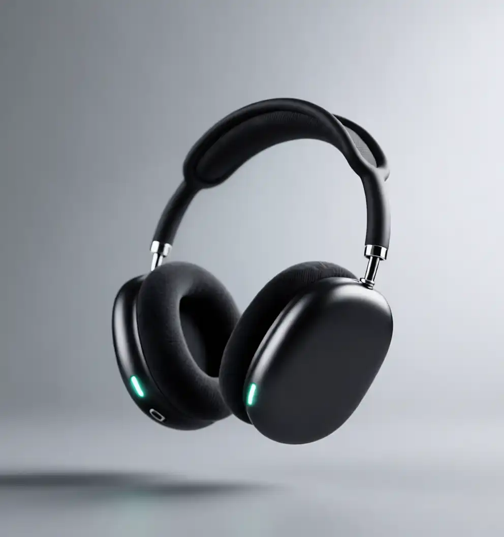 Sleek Black Headphones - Image 5