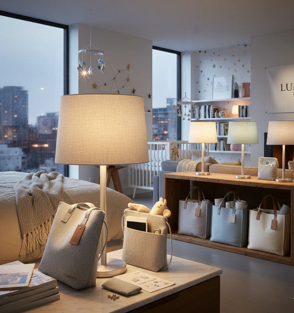 AuraGlow Fabric Lamp - Image 2