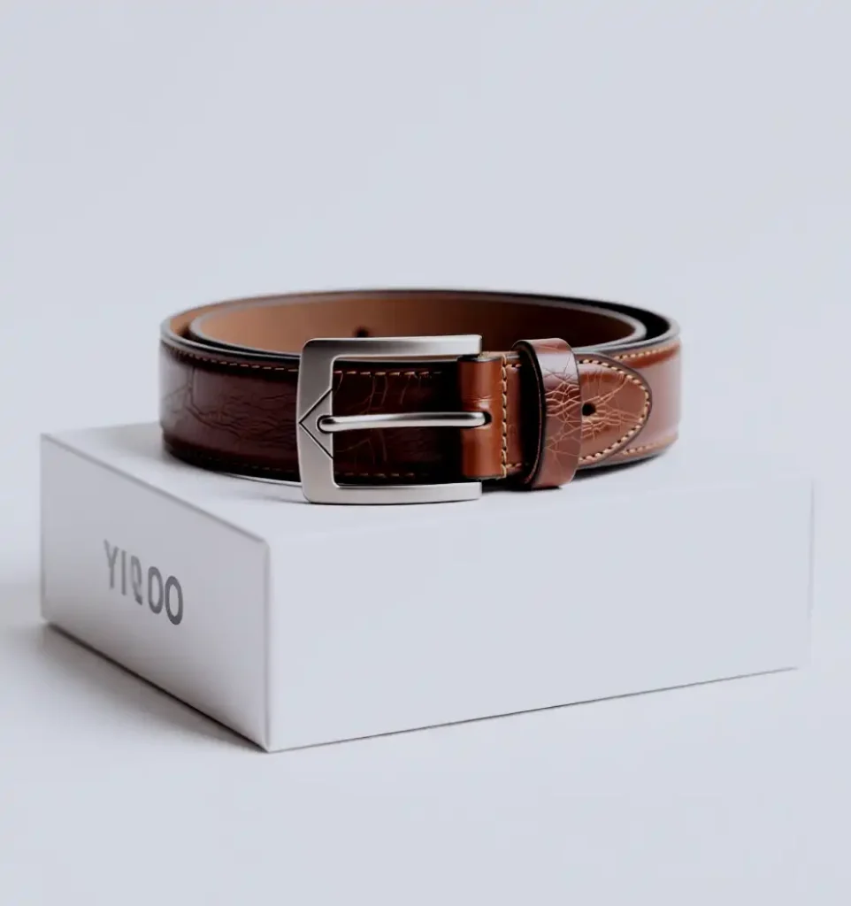 Classic Leather Look Casual Men Belt