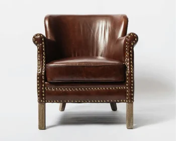 Heritage Leather Accent Armchair