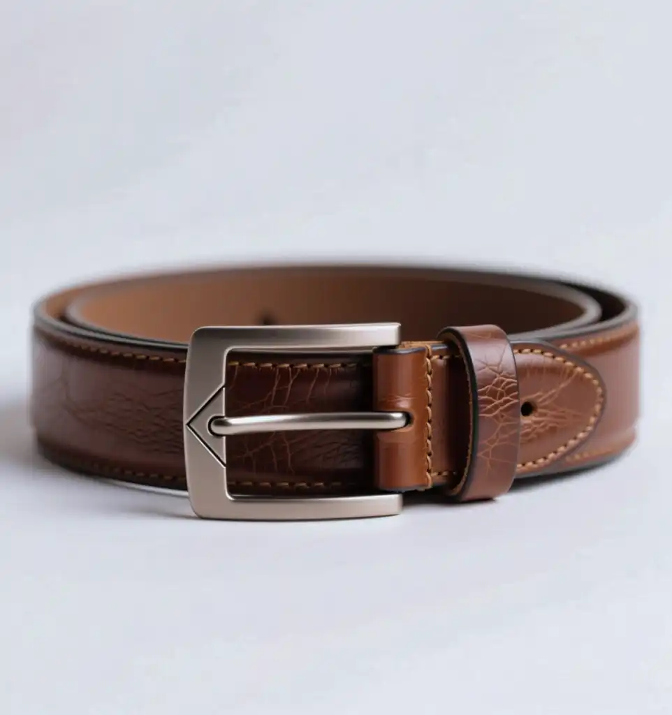 Classic Leather Look Casual Men Belt