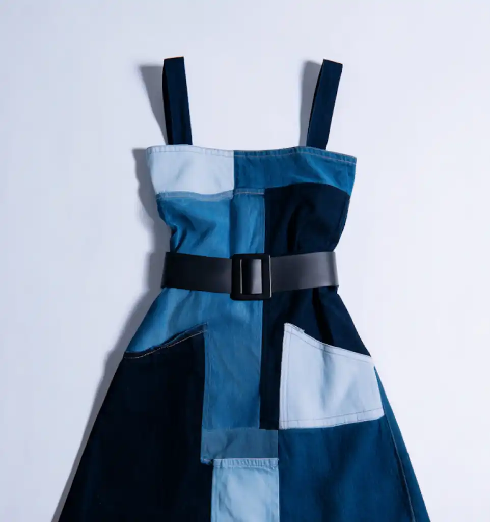 Denim Patchwork Dress