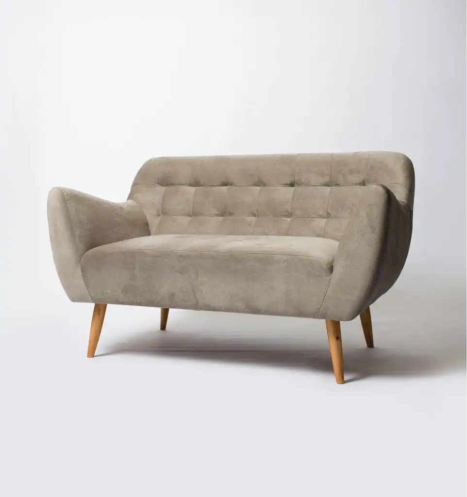 Nordic Comfort 2-Seater Fabric Sofa